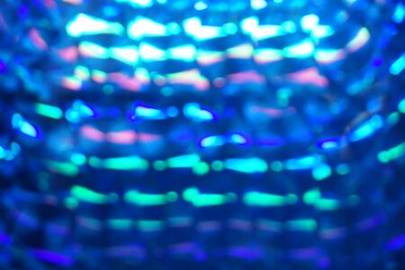 Bright holographic blur blue background. Trendy colour.の写真素材