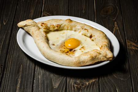 Georgian cuisine Khachapuriの写真素材