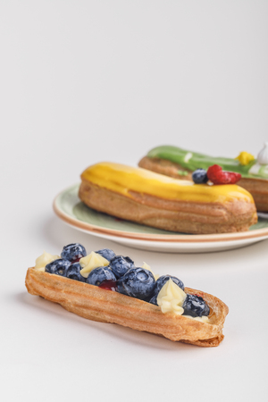 Brewed cake eclair