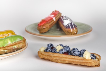 Brewed cake eclairsの写真素材