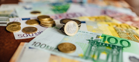 Euro Money. euro cash background. Euro Money Banknotesの写真素材