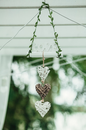 Beautiful decorations for the wedding ceremony, vintage, fashionの写真素材