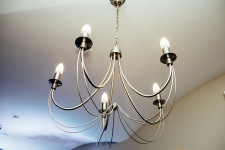 Chrystal chandelier close-up