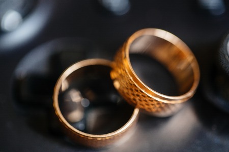 background with wedding rings