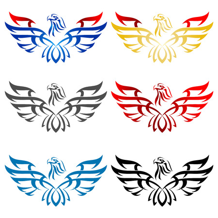 an icon is an eagleのイラスト素材