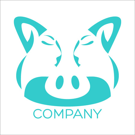 wild boar iconのイラスト素材