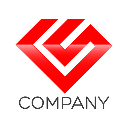 luxury C and S iconのイラスト素材