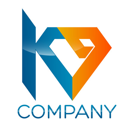 K and 9 iconのイラスト素材