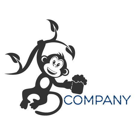 monkey iconのイラスト素材