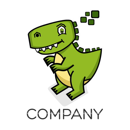 dinosaur iconのイラスト素材