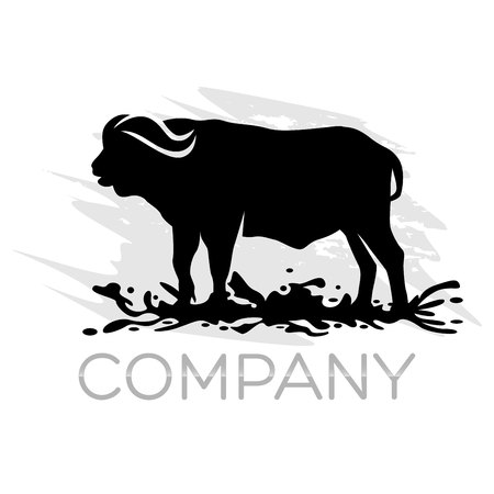 buffalo iconのイラスト素材