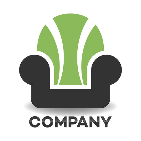 Retro chair iconのイラスト素材