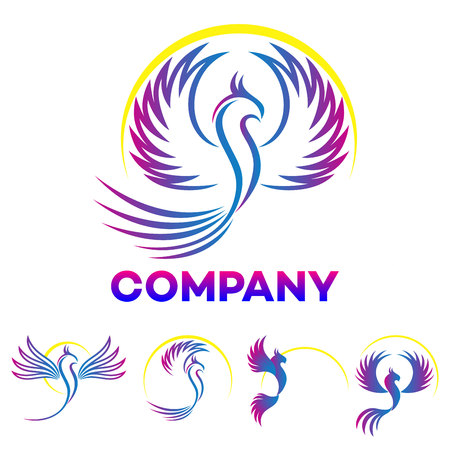 phoenix iconのイラスト素材