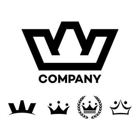 Royal crown iconのイラスト素材