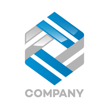 Abstract hexagon iconのイラスト素材