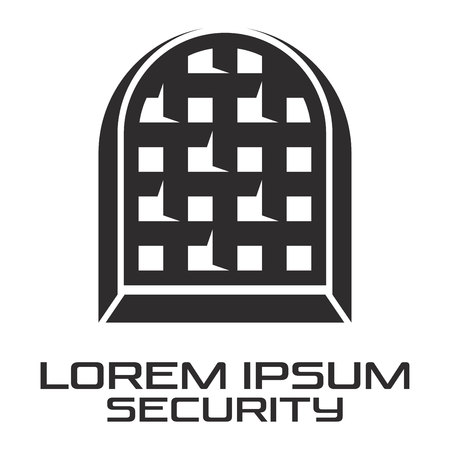 Door symbol icon design.のイラスト素材