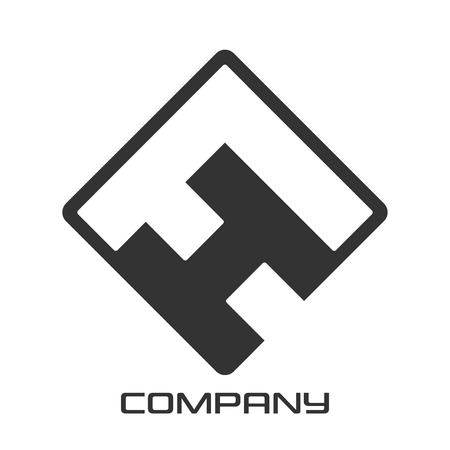 Sample F and H letterのイラスト素材