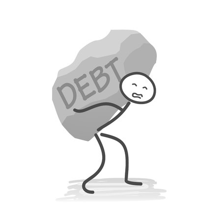 Debtのイラスト素材