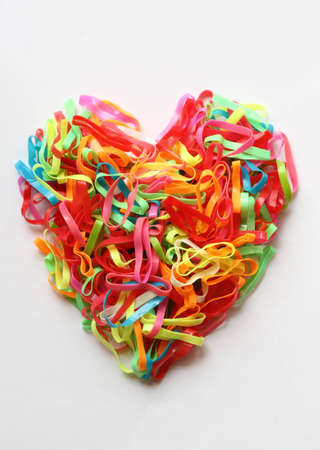 à¹Heart plastic bandの写真素材