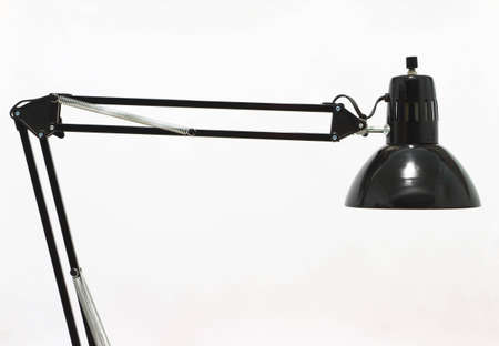 Black desk lamp の写真素材