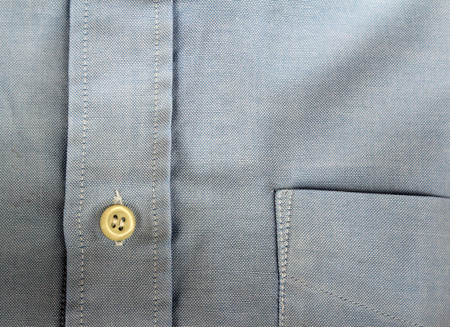 Close up shirt with pocket and button