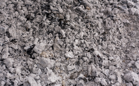 Ashes texture photo backgroundの写真素材