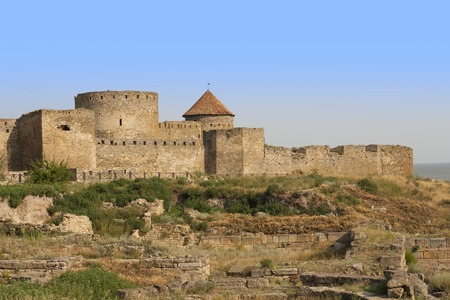 Ancient Akkerman fortress at Belgorod-Dnestrovsky, near Odessa, Ukraine. Citadel old fortress. The South of Ukraine photoの写真素材
