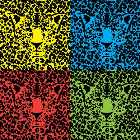 Seamless animal fur pattern vector.のイラスト素材
