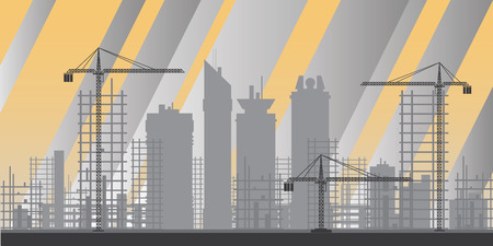 buildings industry, infographicsのイラスト素材