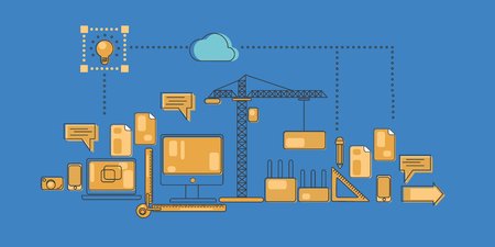 design, infographicsのイラスト素材
