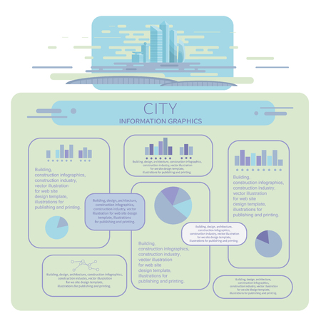 city, infographicsのイラスト素材