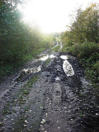 Countryside walkの写真素材