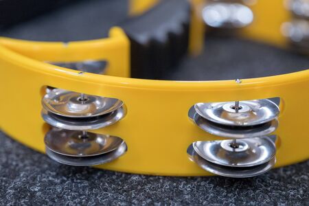 Tambourine percussion instrumentの写真素材