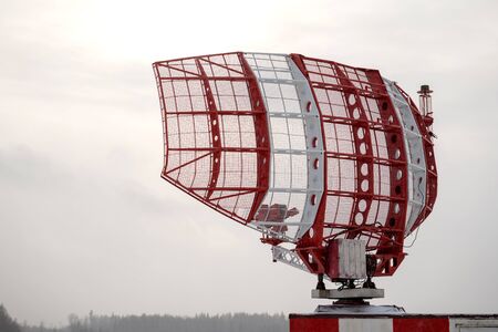Naval satellite dishの写真素材