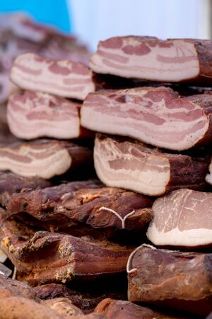 Ham displayed for sale