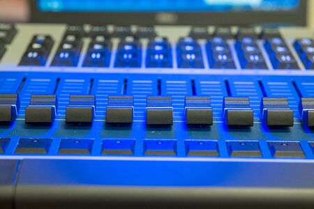Sound equalizer keyboard