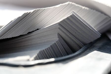 Pile of paperの写真素材