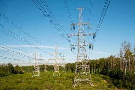 High voltage pylons