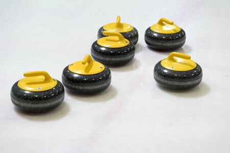 Curling stones. Winter sportsの写真素材