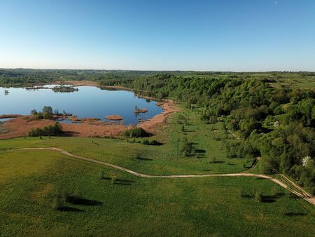 Lake in nature