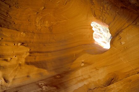 View from inside of caveの写真素材