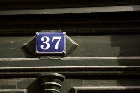 House number 37の写真素材
