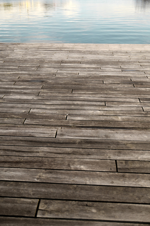 Old wooden pier