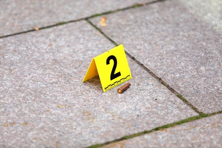 Crime scene murderの写真素材