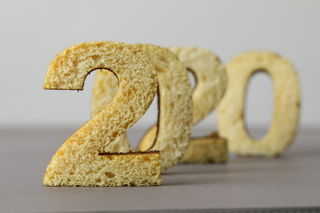 Numbers of breadの写真素材