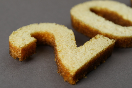 Numbers of breadの写真素材