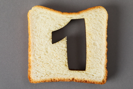 Number of breadの写真素材