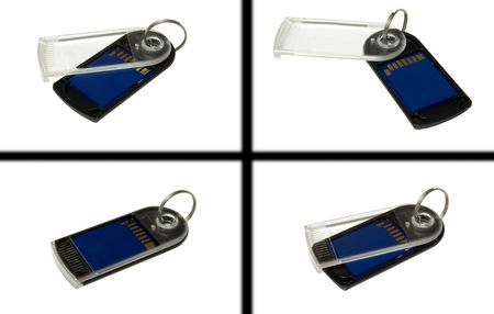 SD MMC Plastic Keychain