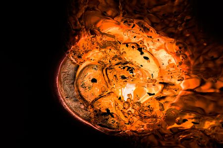 Fire Bubblesの写真素材