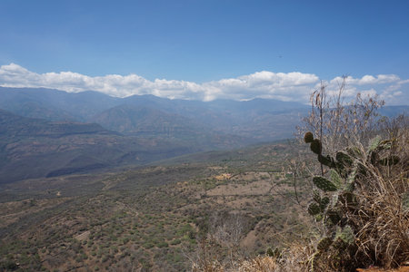 The Chicamocha Canyon from the view point in Barichara, Colombia 2020の写真素材